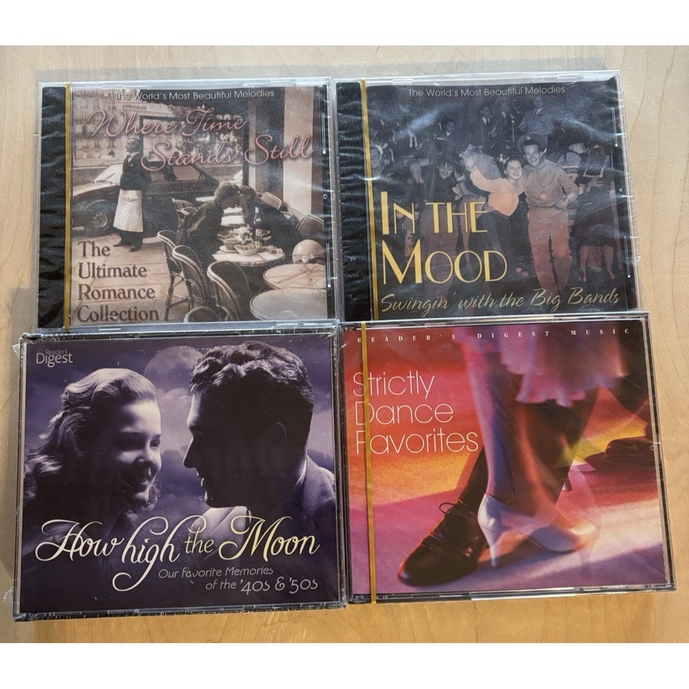 Reader's Digest CD LOT of 10 SEALED Romance Big Bands 40s 50s Dance Favorites